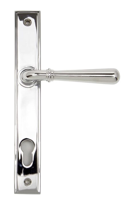 Polished Chrome Newbury Slimline Lever Espag. Lock Set | 91420