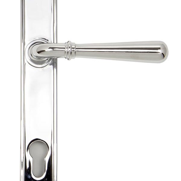 Polished Chrome Newbury Slimline Lever Espag. Lock Set | 91420