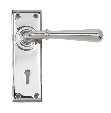 Polished Chrome Newbury Lever Lock Set | 91421