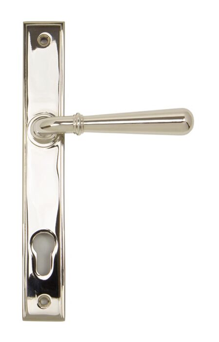 Polished Nickel Newbury Slimline Lever Espag. Lock Set | 91427