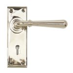Polished Nickel Newbury Lever Lock Set | 91428