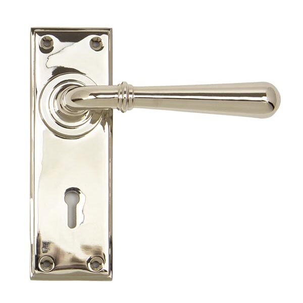 Polished Nickel Newbury Lever Lock Set | 91428