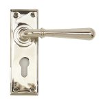Polished Nickel Newbury Lever Euro Lock Set | 91431