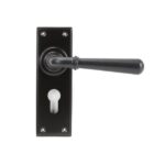 Aged Bronze Newbury Lever Euro Lock Set | 91438