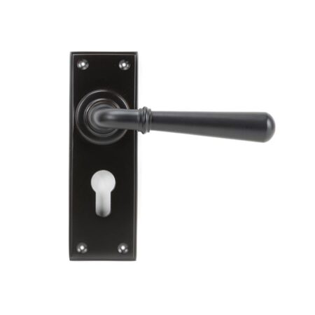 Aged Bronze Newbury Lever Euro Lock Set | 91438