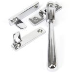 Polished Chrome Night-Vent Locking Newbury Fastener | 91449