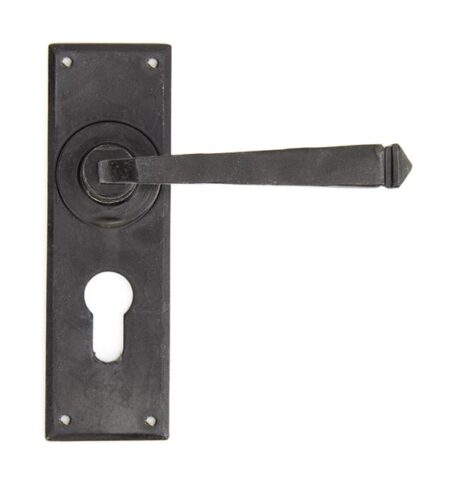 External Beeswax Avon Lever Euro Lock Set | 91482
