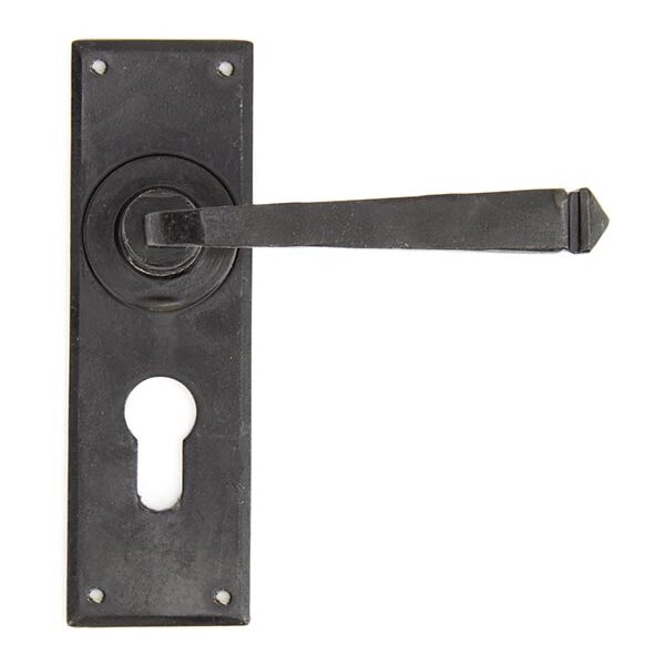 External Beeswax Avon Lever Euro Lock Set | 91482