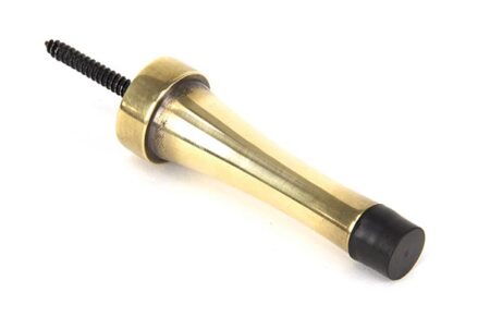 Aged Brass Projection Door Stop | 91510