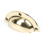 Aged Brass 4" Plain Drawer Pull | 91522