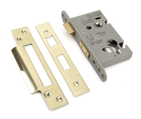PVD 2½" Euro Profile Sash Lock | 91839