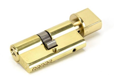 Lacquered Brass 30/30 Euro Cylinder/Thumbturn | 91867