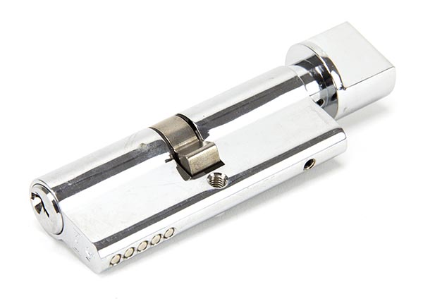 Polished Chrome 40/40 Euro Cylinder/Thumbturn | 91872