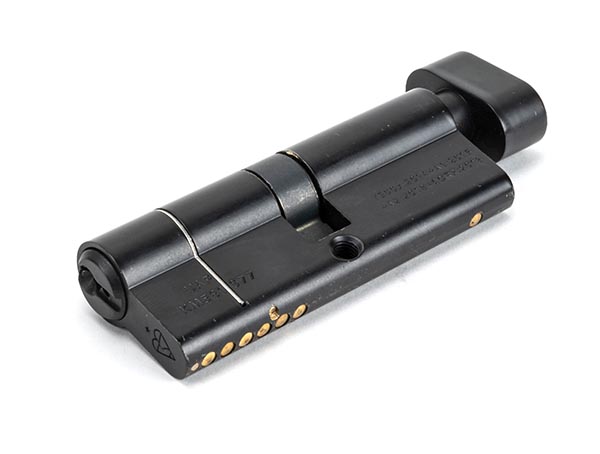 Black 40/40 6pin Euro Cylinder/Thumbturn KA | 91874