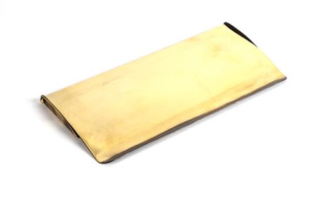 Aged Brass Small Letter Plate Cover | 91882