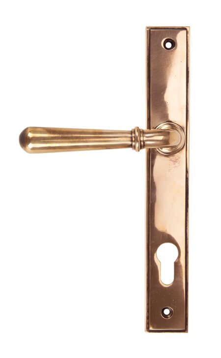 Polished Bronze Newbury Slimline Lever Espag. Lock | 91918