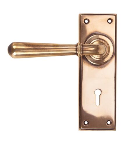 Polished Bronze Newbury Lever Lock Set | 91919