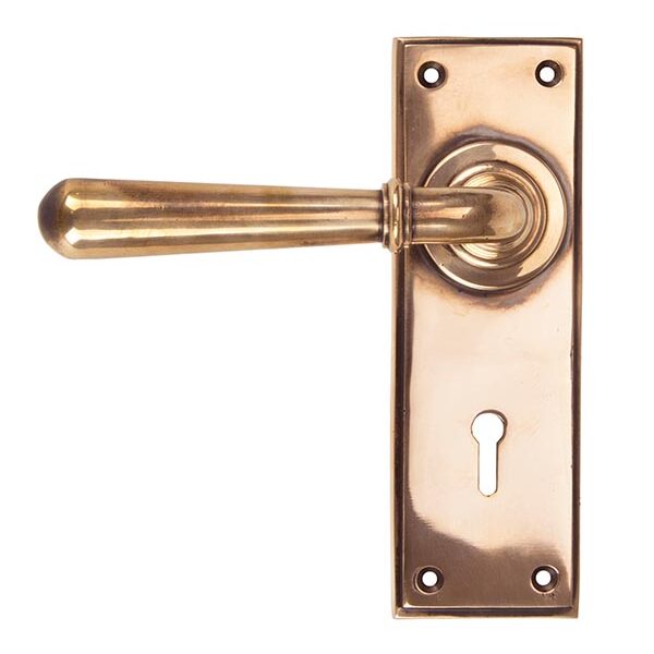 Polished Bronze Newbury Lever Lock Set | 91919