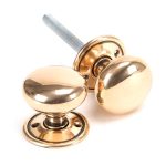 Polished Bronze 49mm Mushroom Mortice/Rim Knob Set | 91925