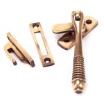 Polished Bronze Locking Reeded Fastener | 91944
