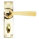 Polished Brass Straight Lever Bathroom Set | 91971