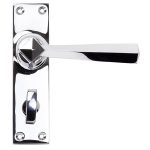 Polished Chrome Straight Lever Bathroom Set | 91972