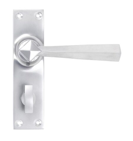 Satin Chrome Straight Lever Bathroom Set | 91973