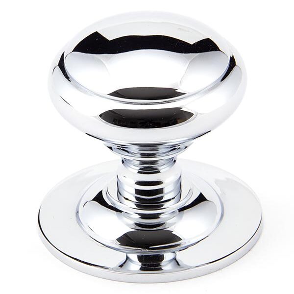 Polished Chrome Round Centre Door Knob | 91978
