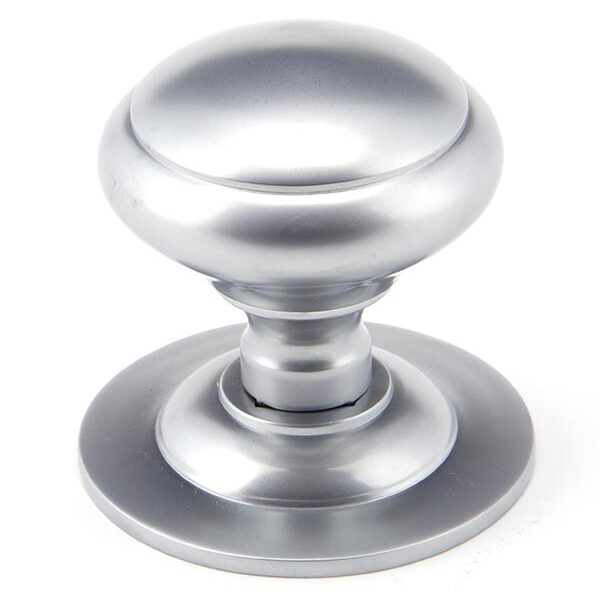 Satin Chrome Round Centre Door Knob | 91979