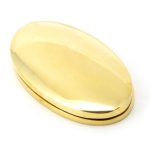 Polished Brass Oval Escutcheon & Cover | 91987
