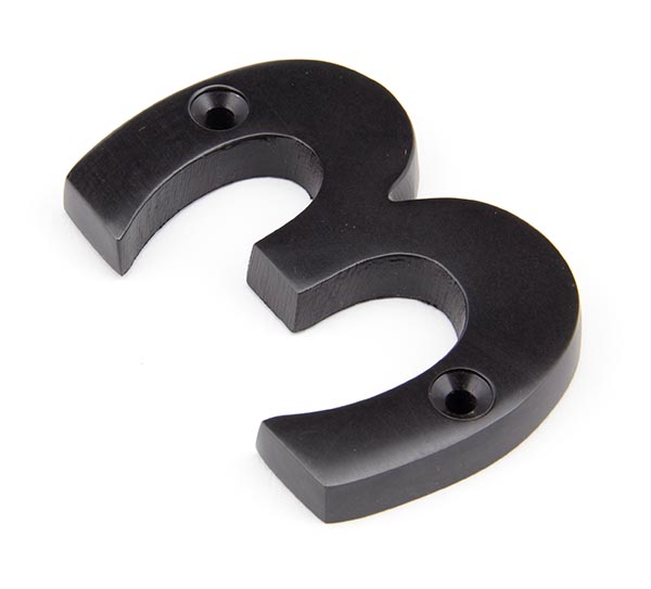 Aged Bronze Numeral 3 | 92013