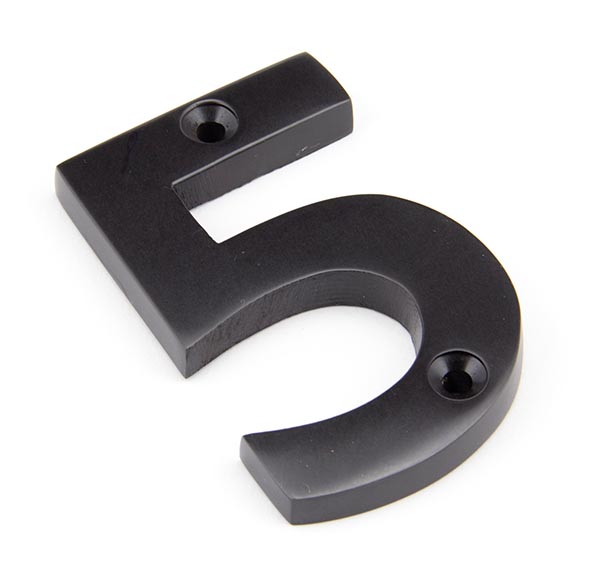 Aged Bronze Numeral 5 | 92015