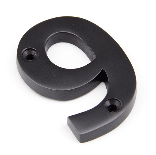 Aged Bronze Numeral 9 | 92019