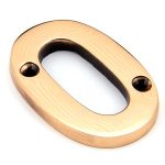 Polished Bronze Numeral 0 | 92020