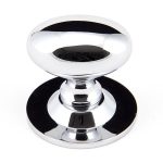 From the Anvil Polished Chrome Oval Cabinet Knob 40mm