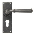External Beeswax Regency Lever Euro Lock Set | 92054