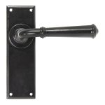 Black Regency Lever Latch Set | 92058