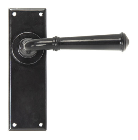Black Regency Lever Latch Set | 92058