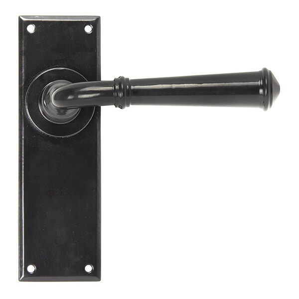 Black Regency Lever Latch Set | 92058