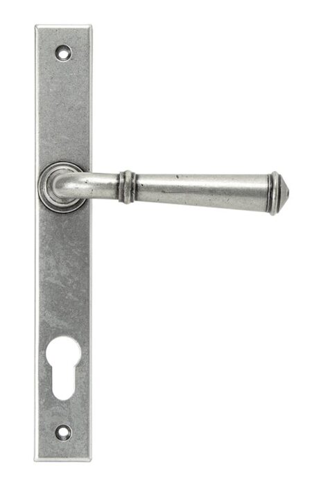 Pewter Regency Slimline Lever Espag. Lock Set | 92062