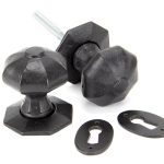 External Beeswax Octagonal Mortice/Rim Knob Set | 92064