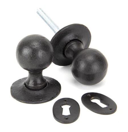 External Beeswax Round Mortice/Rim Knob Set | 92066