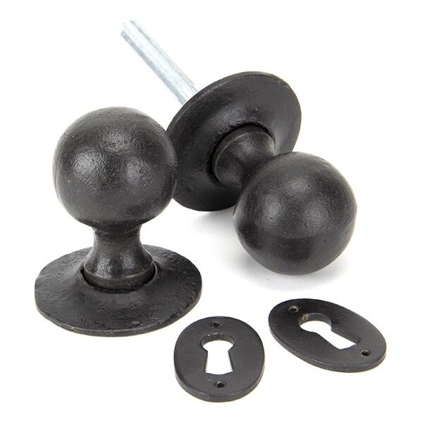 External Beeswax Round Mortice/Rim Knob Set | 92066