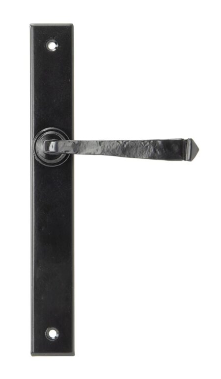 From the Anvil Black Avon Slimline Lever Latch Set