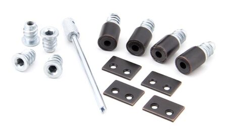 Aged Bronze Secure Stops (Pack of 4) | 92135