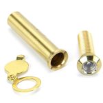 Lacquered Brass Door Viewer 180° (55-75mm Door) | 92150