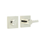 Frelan Burlington Easy Turn & Release Square Plain Rose Polished Nickel