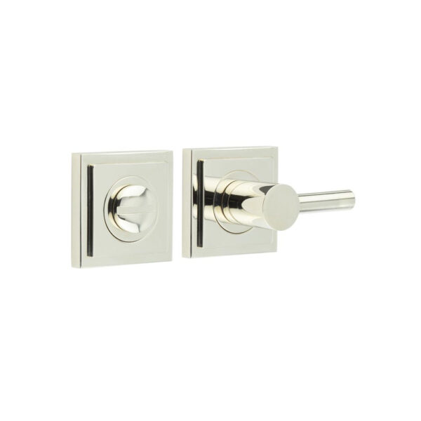 Frelan Burlington Easy Turn & Release Square Stepped Rose Polished Nickel