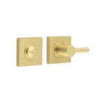 Frelan Burlington Easy Turn & Release Square Plain Rose Satin Brass