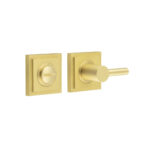 Frelan Burlington Easy Turn & Release Square Stepped Rose Satin Brass